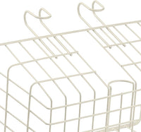 Retrospec Apollo-Lite Lift-Off Bike Basket - Detachable Steel Handlebar Basket with Carrying Handle for Commuting, Shopping & Beach Trips - 14.5in x 9.5in Weather-Resistant Biking Gear