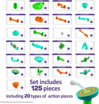 Marble Genius marble run stunts super set with trampolines and marbles - view 2