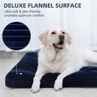 KSIIA Washable Dog Crate Bed Kennel Mat for Large Dogs - Blue / 35.0"L x 23.0"W x 3.0"Th - image 2