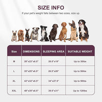 FURTIME Orthopedic Bed for Large Dogs, XL Washable Dog Beds Large Sized Dog, Comfy Supportive Foam Pet Couch Bed with Removable Washable Cover, Waterproof Extra Large Sofa Bed Foam and Nonskid Bottom