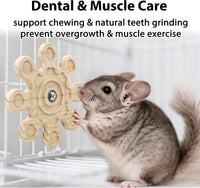 2Pcs Rotating Chinchilla Chew Toys - 2pcs / Small - image 4