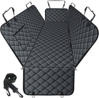 Waterproof Dog Car Seat Cover for Back Seat, Pet Hammock, L - Black / Small,Standard