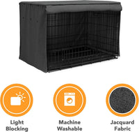 Friends Forever Metal Dog Crate Cover - 42.8"L x 28.8"W x 30"H - image 2