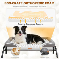 Lekereise Outdoor Elevated Dog Beds for Small Dogs - 38.8"L x 29.9"W x 10.2"Th - image 4