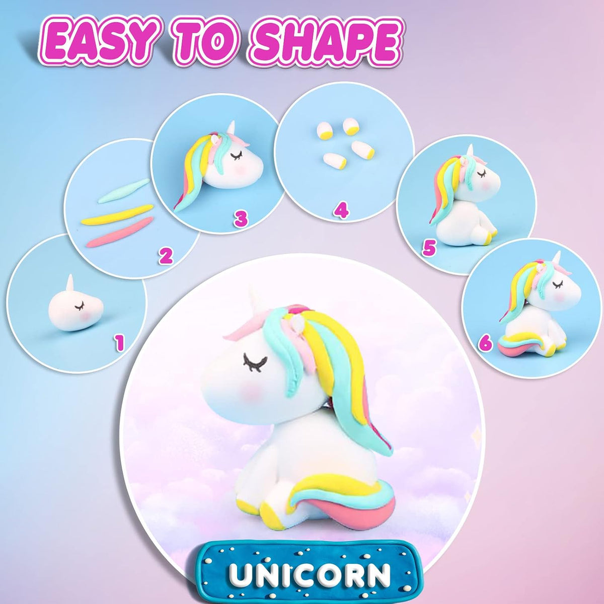 ESSENSON Air Dry Clay 150 Colors, Modeling Clay for Kids – Fun for Kids & Family - 56 Colors - image 4