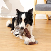Tug of War Dog Toy, Crinkle Dog Toys for Large Dog - Raccoon - image 4