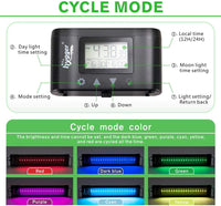 hygger Aquarium Programmable LED Light - 60W - 36in~42in - image 4