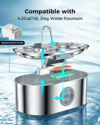 4.2Gal Extra Large Dog Water Fountain - Water Pump - image 3