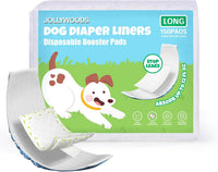Jollywoods Dog Diaper Liners 150Pcs - Long-150Count