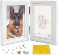 MYPAWLETS Clay Paw Print Kit for Dog Cat - Medium-Large White