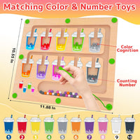 MTYOKILN Magnetic Color & Number Maze - Coffee Cups - image 2