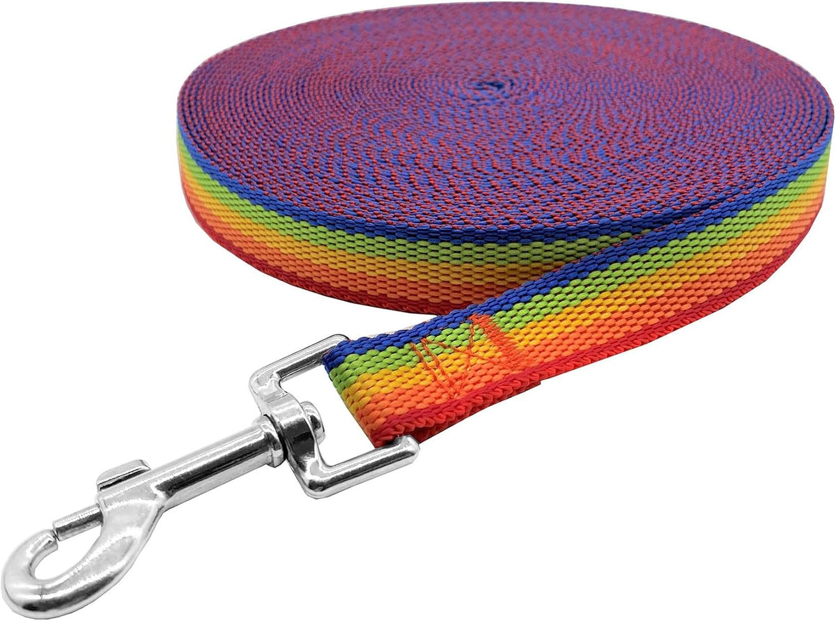 SALO Nylon Training Dog Leash for Small Medium Large Dogs - Colorful / 3/4 inch x 15 feet - image 3