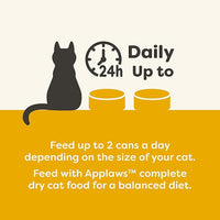 Applaws Natural Wet Cat Food in Broth, Limited Ingredient Canned Wet Cat Food, No Additives, Made with Natural Ingredients, Chicken Breast & Liver in Broth (24 x 2.47oz Cans)
