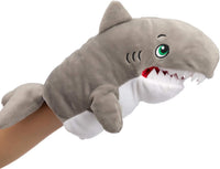 HollyHOME 13 inch plush shark hand puppet with movable mouth - view 26