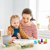 Kesoto 26Pcs Zoo Animal Stamps for Kids - Multi Color - image 3