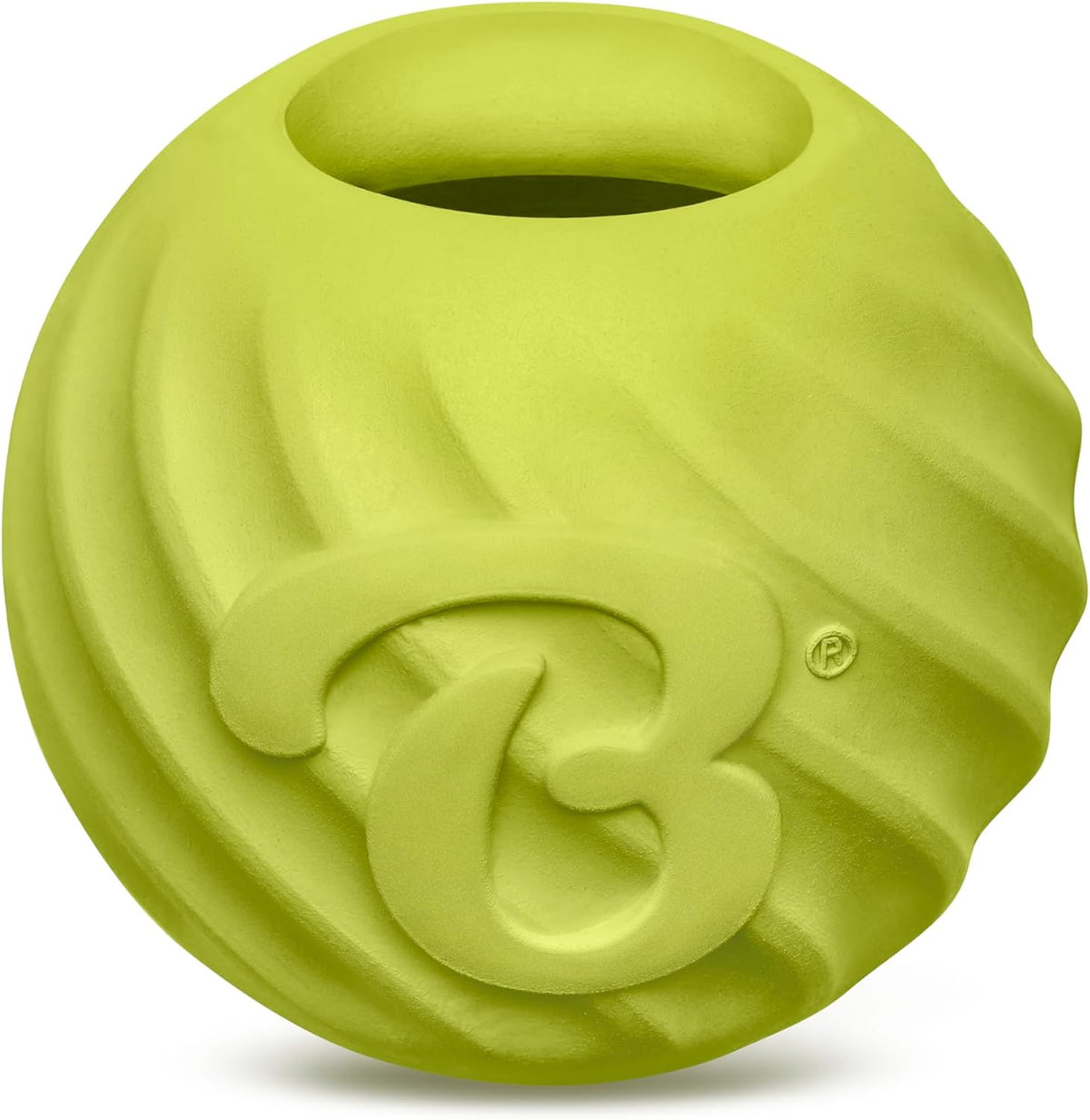 Benebone Natural Rubber Tug Interactive Dog Toy – Essentials for Dogs - Ball / One Size