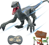 MAMABOO Remote Control Mosasaurus Dinosaur Toys for Boys Kids - Blue