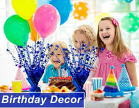 FUBININA Birthday Party Centerpieces Table Decorations Metallic Foil - Blue - image 4