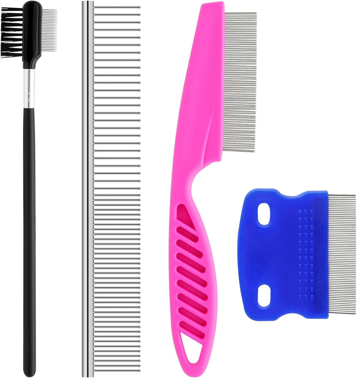 GUBCUB Pets Grooming Comb Kit for Small Dogs Puppies For Tear Stain - Pet Combs
