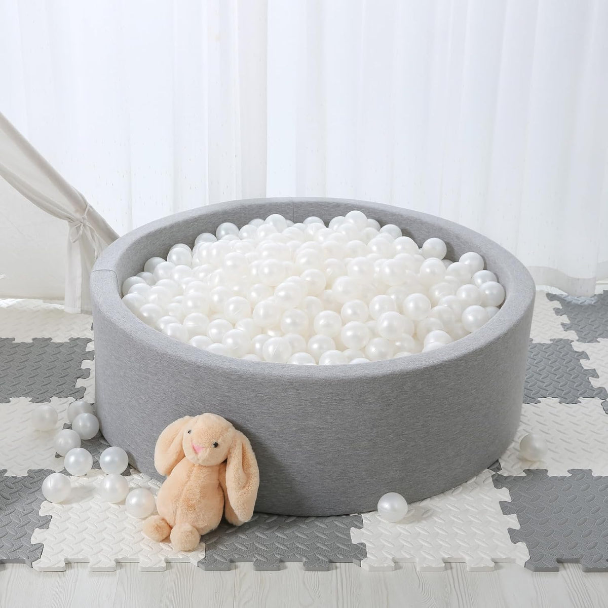 STARBOLO 2.2 inch crush proof ball pit balls in macaron colors with storage bag - view 35
