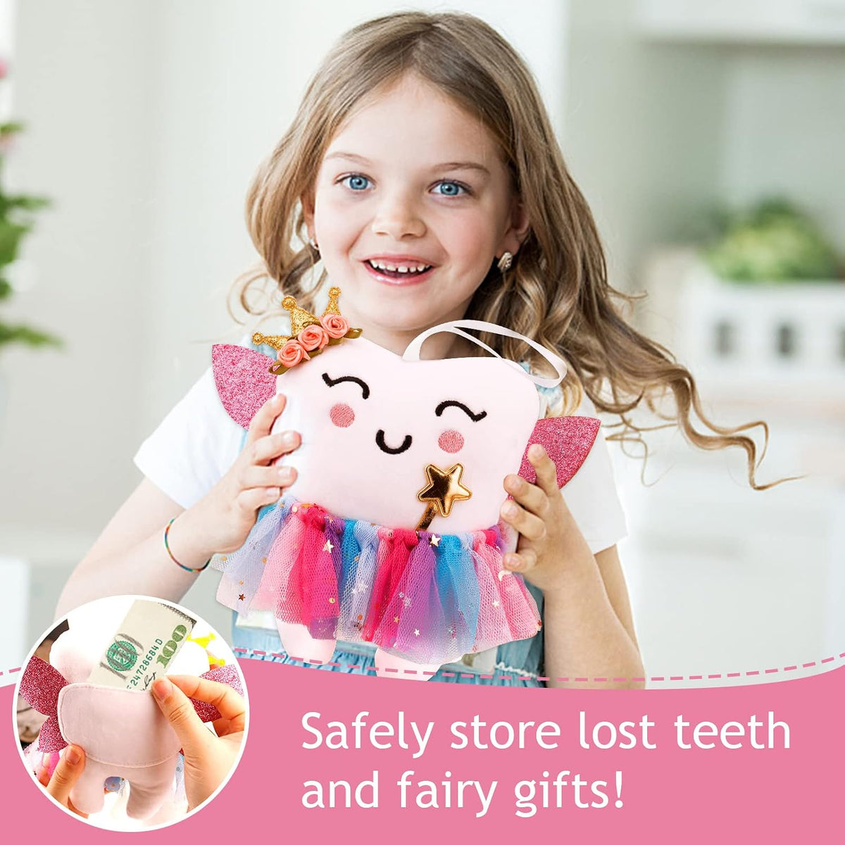 SQIMZAR Tooth Fairy Pillow - Multi-4 - image 3