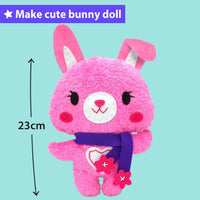 KRAFUN Beginner Sewing Kit, Sew Kitten & Mouse, Pre-Cut Felt - Bunny - image 2