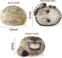 Sew Butiful chubby Pallas's cat steppe cat plush pillow - view 3