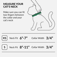 Tribal Aztec Cat Collar 2-Pack, Breakaway with Bell – Essentials for Cats - Pink, AirTag Holder, 6-7" - image 3