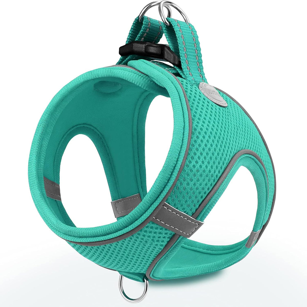 Joytale Step-in Dog Harness, Soft Breathable Mesh, Black S – Essentials for Dogs - L--Chest: 18.5-21.5'' / Teal