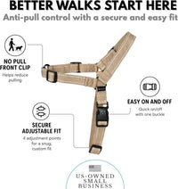 ShawnCo Dream Walk Pro No-Pull Dog Harness – Essentials for Dogs - Medium / Driftwood - image 3
