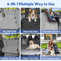 Kytely Dog Car Seat Cover for Back Seat - Gray / Standard - image 4