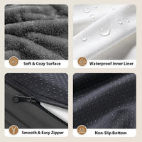 Waterproof Orthopedic Dog Bed for Large and Extra Large Dogs – Essentials for Dogs - Dark Grey / 36"L x 27"W x 7"Th - image 4