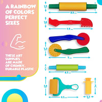 DIMROM Clay and Play Dough Tools Nine Piece Set, Ages 3 & Up - 12-piece Set - image 3
