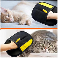 Magic Brush Pet Hair Removal Glove for Cats & Dogs, 2 Pcs Electrostatic Glove for Pet Hair, Cat Grooming Gloves for Hair Removal, Reusable Cat & Dog Hair Remover for Couch, Furniture, Carpet, Curtain