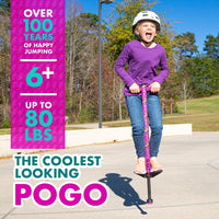 Flybar Jolt Pogo Stick for Kids - Pink Hearts - image 2