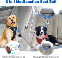 Chew Proof Dog Car Seat Belt - Blue / 2 Pack - image 3
