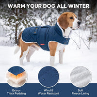 KYEESE Waterproof & Windproof Dog Coat for Small Dogs Puffer Jacket – Essentials for Dogs - Medium / 01# Blue - image 2