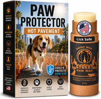 Dog Paw Protector for Hot Pavement, Asphalt, Streets & Sidewalks – Essentials for Dogs - Paw Street Wax
