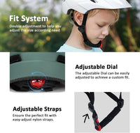 Kids Bike Helmet, Toddler Youth Helmet for Boys Girls, Ages 3-5 - Dark Green / 50cm-57cm/19.7''-22.4'' - image 3