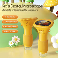WINWEND Kids Microscope Pocket Microscope 1000X Portable Microscope - Orange - image 3