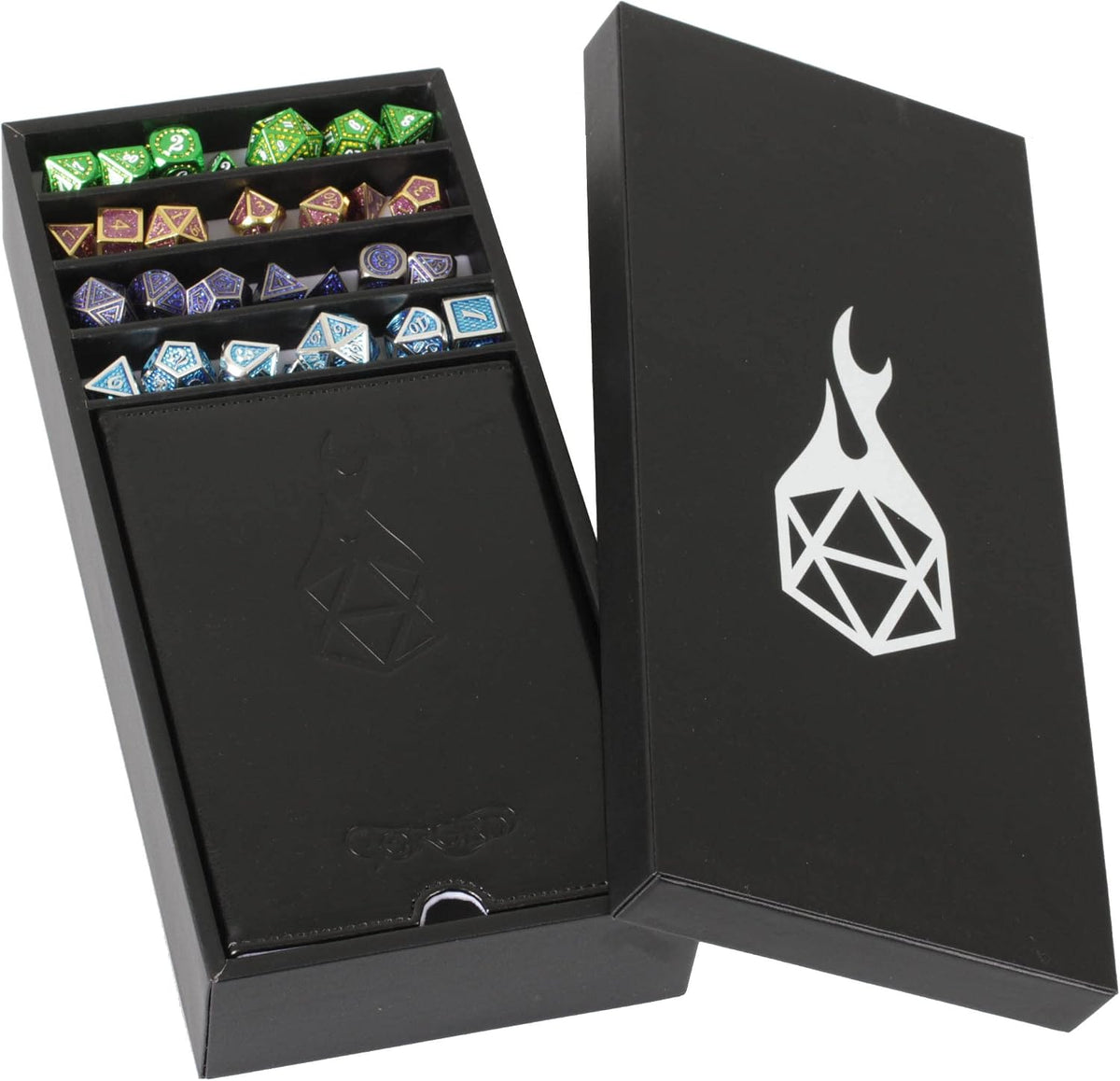 Forged Dice Co. Citadel Dice Tray and Tower, Storage Box - White - image 3