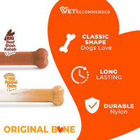 Nylabone Power Chew Basted Blast Dog Chew Toy - Shish Kabob / Large - image 4