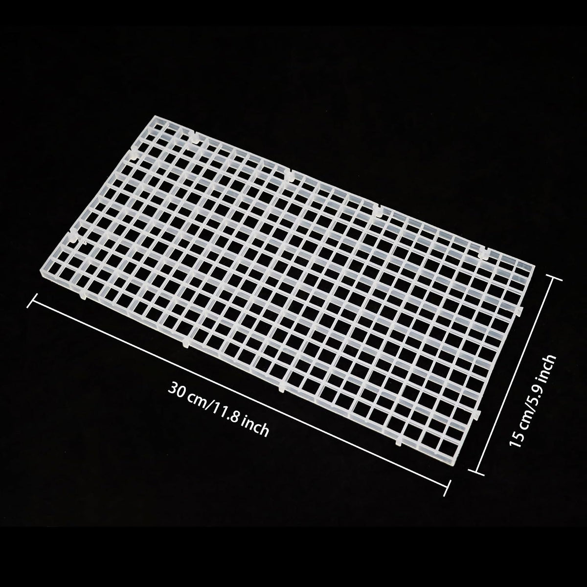 Aquarium Fish Tank Divider Plastic Egg Crate Filter Bottom Tray - S 6pcs - image 2
