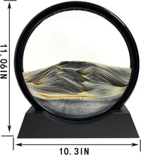 SANDCLE Moving Sand Art Liquid Motion, 3D Deep Sea Sandscape – Fun for Kids & Family - Black / 12 inches - image 4