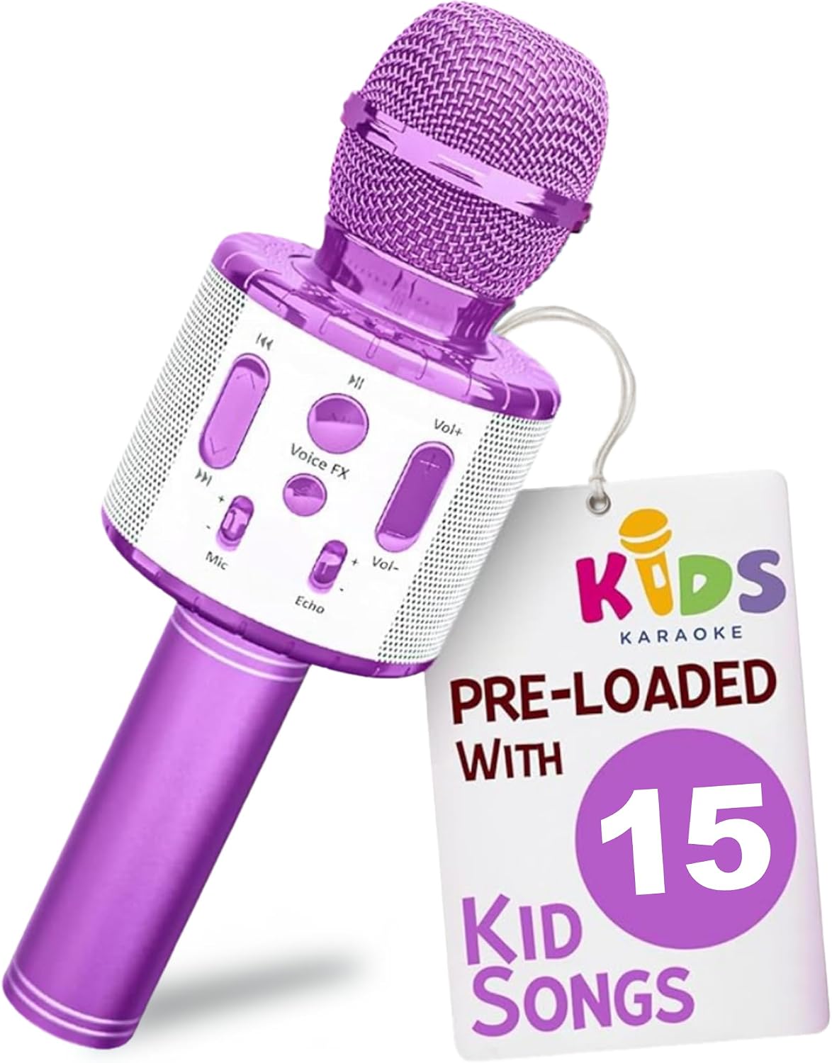 Move2Play, Kids Karaoke Microphone - Lavender