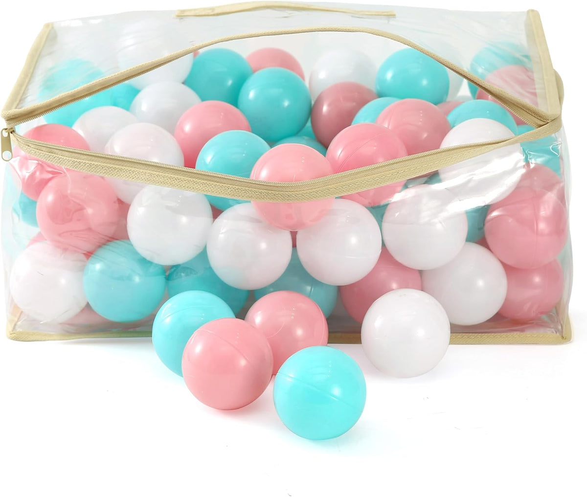 MoonxHome Ball Pit Balls for Toddlers - M-pink&green / 200 - image 3