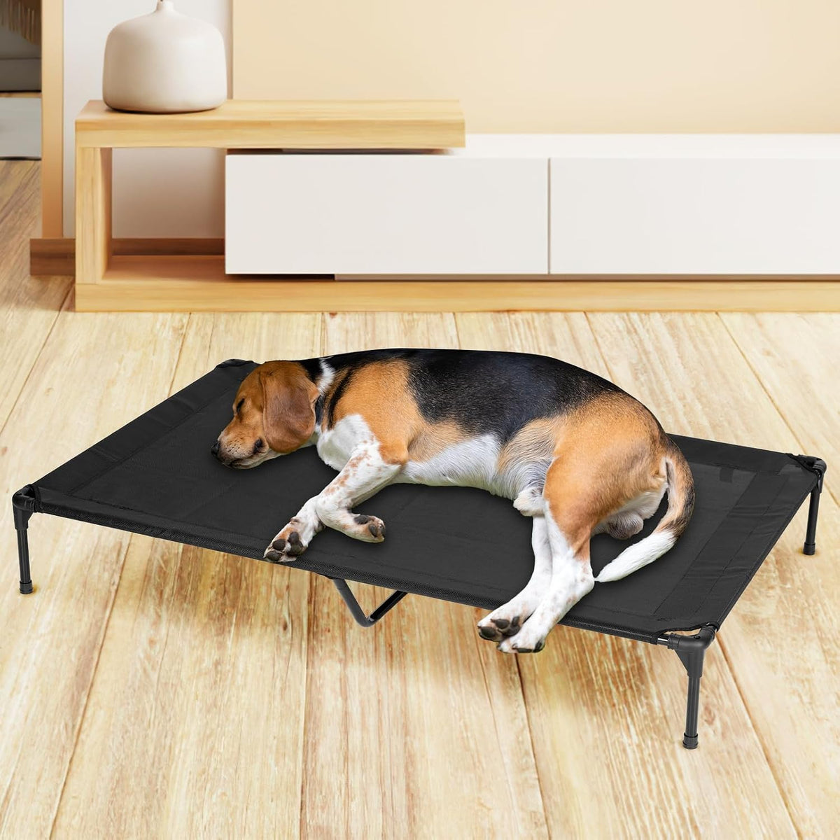 Elevated Dog Bed for Outdoor - Brown / 49"L x 33"W x 9"Th - image 4