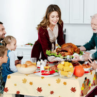 Fall Thanksgiving decorations, Disposable Tablecloth - Thanksgiving Turkey - image 4