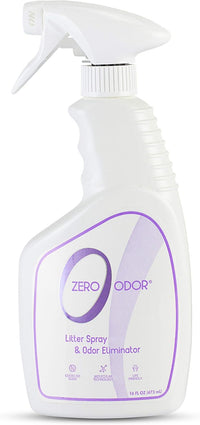 Zero Odor Litter Box Odor Eliminator Spray - 16 Fl Oz (Pack of 1)