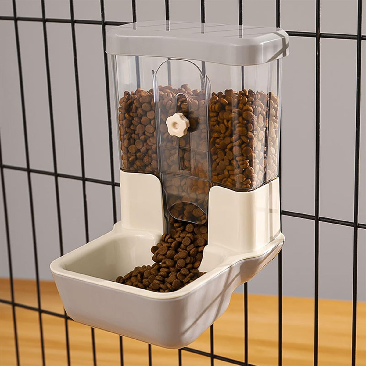 Hanging Automatic Food Dispenser - Gray
